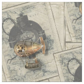 Tissu Boussole vintage de dirigeable de Steampunk et (Fermer)