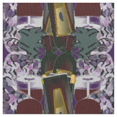 Tissu Bouteille Abstraite (fermé)