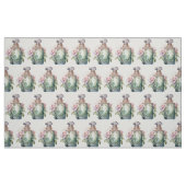 Tissu Bouteille de parfum Art Déco Opulence Vert (Fat Quarter)