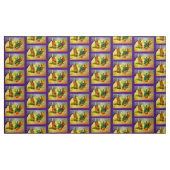 Tissu Bouteilles aquarelles (Yard)