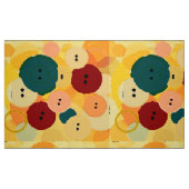 Tissu Boutons Art numérique (Fat Quarter)