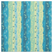 Tissu Boutons de notes de musique colorée (Échantillon)