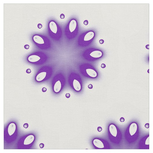 Tissu Boutons de pluie violette (Fermer)