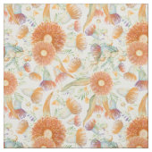 Tissu Bovins brûlés au soleil et fleurs d'eucalyptus (Échantillon)