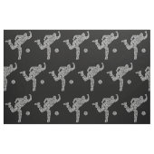 Tissu Bowling Word Art, Bowler Word (Fat Quarter)