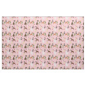 Tissu Boxe Dog et vin rose (Fat Quarter)