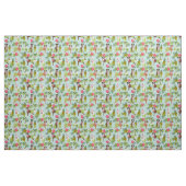 Tissu Boxe Dog hula tropical bleu clair (Fat Quarter)