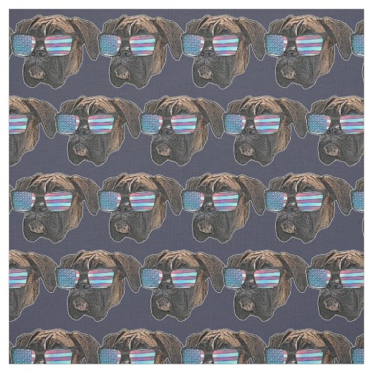 Tissu Boxer dog Custom Fabric (Échantillon)