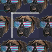 Tissu Boxer dog Custom Fabric (Carreau)