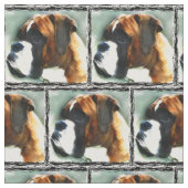 Tissu Boxer dog Custom Fabric (Fermer)