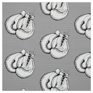TISSU BOXING ÉLÉGANT GLOVES SPORTS MOTIF