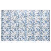 Tissu Branche de toile florale bleu doux (Yard)