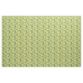 Tissu Branches de citron vert et jaune (Yard)
