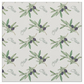 Tissu branches d'olivier (Détail)