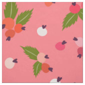 Tissu Bright Berry Motif de Noël (Échantillon)