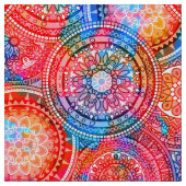 Tissu Bright Bohemian Boho Hippy Chic Motif (Fermer)