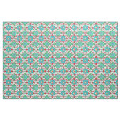 Tissu Bright Boho | Aqua et Red Chevron (Yard)