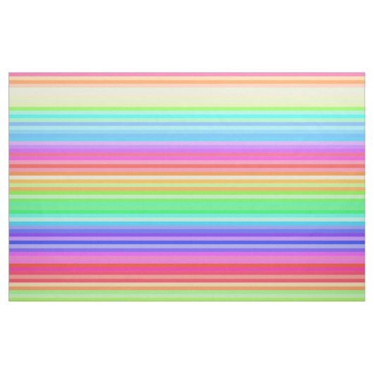 Tissu Bright Rainbow Stripes (Fat Quarter)