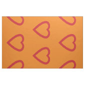 Tissu Bright Red Hearts Motif (Fat Quarter)