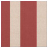 Tissu Bright Textes en bandes rouge et lin (Fermer)