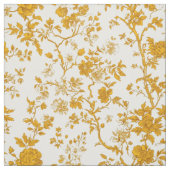 Tissu Brins Floraux Moutarde (Échantillon)