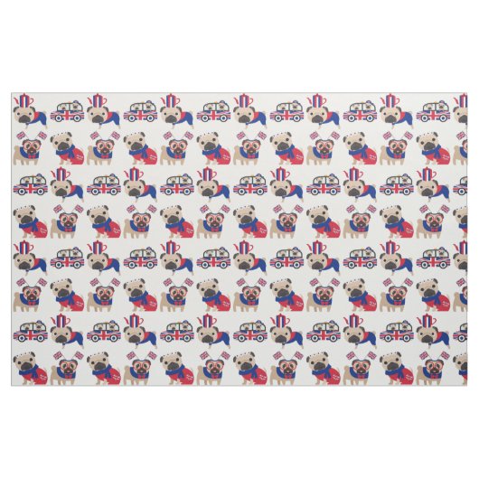 Tissu britannique de Carlin (Fat Quarter)