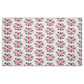 Tissu britannique de lèvres de drapeau (Fat Quarter)