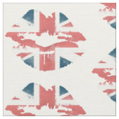 Tissu britannique de lèvres de drapeau (Détail)