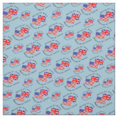 Tissu British by Birth American By Choice (Échantillon)