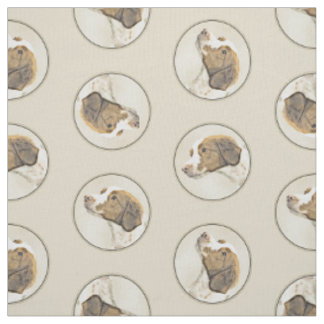 Tissu Brittany Peinture Orange Roan Espagnol mignon Chie