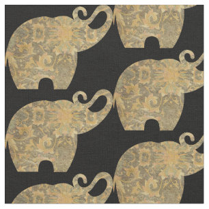 Tissu Brocade Elephants Fabric personnalisé