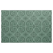 TISSU BROCADE FLORALE VERT (Fat Quarter)