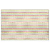 Tissu Brochure verte Chevron jaune moderne de corail (Fat Quarter)