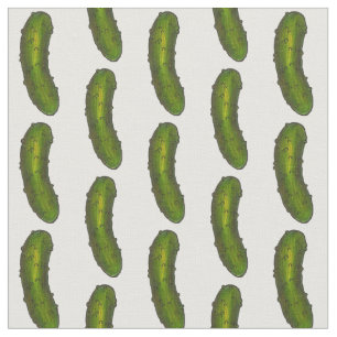 Tissu Brochure verte Crunchy Kosher Deli Picket Imprimer
