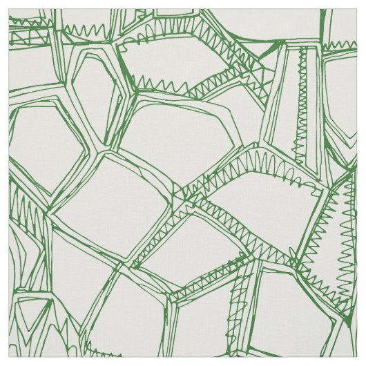 Tissu BROKEN green off white (Échantillon)