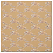 Tissu bronzage d'art de chien courant de lévrier (Échantillon)