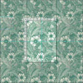 Tissu brouillard vert acanthus (Carreau)