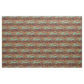 Tissu Brown Aqua Turquoise Green Geode Marble Art (Fat Quarter)