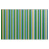 Tissu Brown, Bisque, Vert foncé, Bleu & Vert Motif (Fat Quarter)