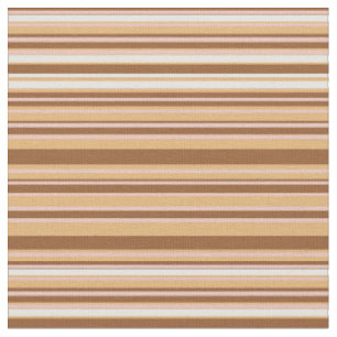 Tissu Brown blanc