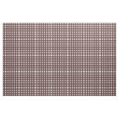Tissu Brown blanc En vichy Motif (Fat Quarter)