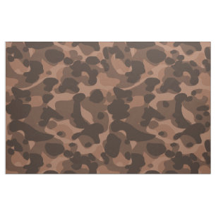 Tissu Brown de camouflage noir Motif Cool élégant