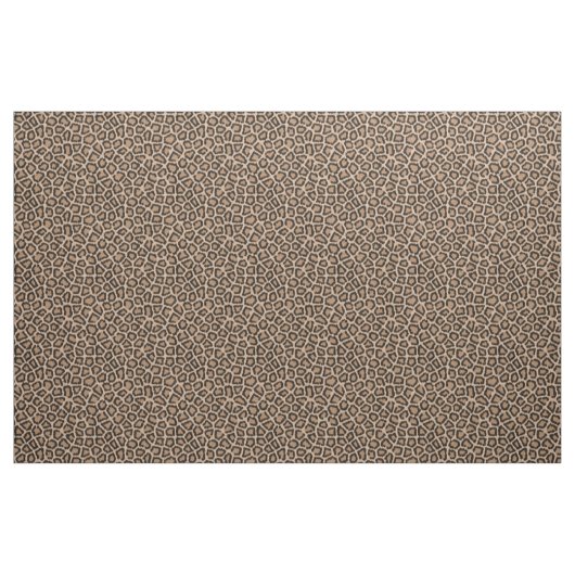 Tissu Brown de Motif de fourrure Leopard (Yard)