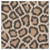 Tissu Brown de Motif de fourrure Leopard (Fermer)