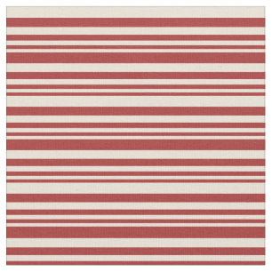 Tissu Brown et bisque Motif de Stripes