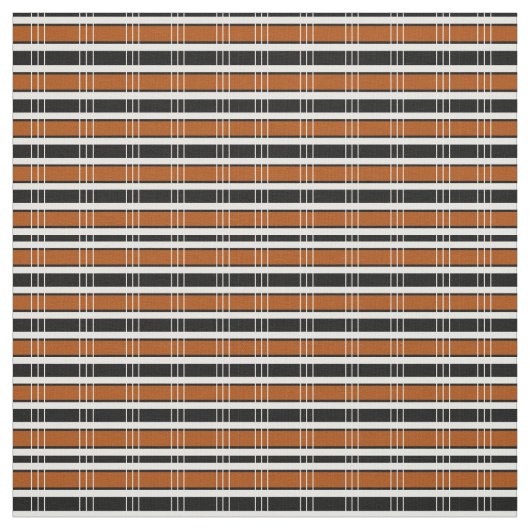 Tissu Brown et blanc (Échantillon)