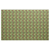 Tissu Brown fleurs tropicales (Yard)