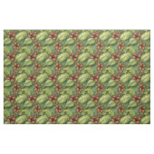 Tissu Brown fleurs tropicales (Fat Quarter)
