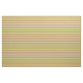 Tissu Brown, Jaune clair, Chartreuse & Saumon foncé (Yard)