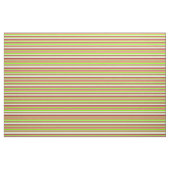 Tissu Brown, Jaune clair, Chartreuse & Saumon foncé (Fat Quarter)